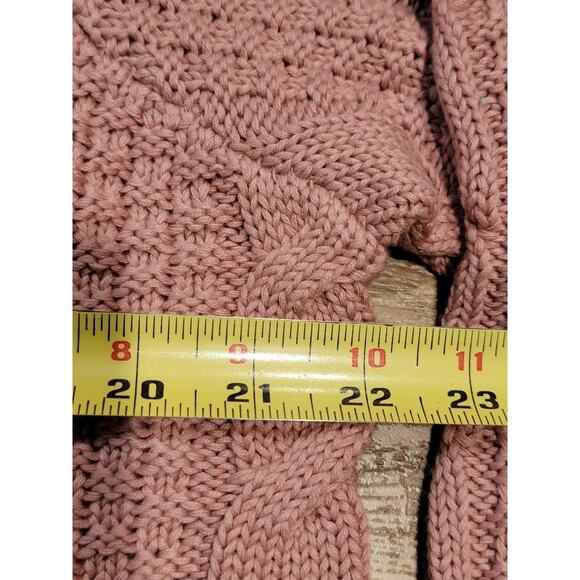 NEW Liz Claiborne NY Mauve Cardigan Women's Long Sleeve Knit Sweater Plus Size - Picture 9 of 11